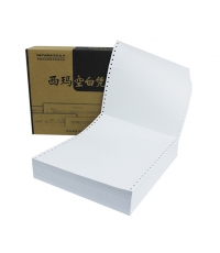 西玛K010102B/70g针打发票版空白凭证纸