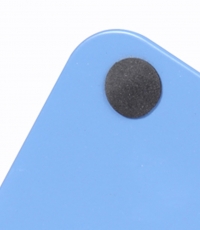 齐心A1101家用型铁书立蓝7寸 2个/套*24