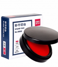 得力9868快干印台79mm红*12