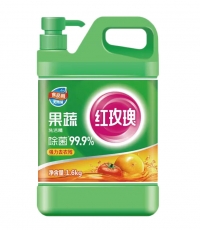 红玫瑰洗洁精1.6kg*8