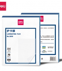 得力3819护卡膜*100片/包